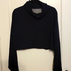 BALERA black cowl neck top